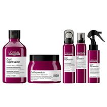LOréal Professionnel Curl Expression Kit Shampoo + Máscara + Expert 10 em 1 + Leave-in + Drying Accelerator