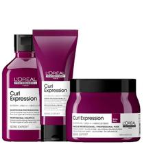 LOreal Professionnel Curl Expression Shampoo CREAM 300ml Creme Capilar 200ml e Mascara RICH 500ml