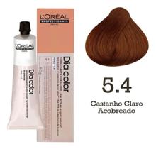 Loreal Professionnel Dia Color 5.4 Castanho Claro Acobreado - Tonalizante 60g Loreal Professionnel Dia Color 5.4 Castanho Claro Acobreado - Tonalizante 60g