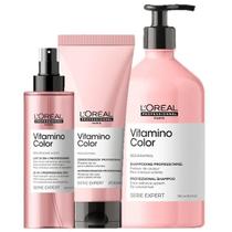 LOreal Professionnel Kit Serie Expert Vitamino Color Shampoo 750ml Condicionador 200ml e Leave-in 190ml LOreal Professionnel Kit Serie Expert Vitamino Color Shampoo 750ml Condicionador 200ml e Leave-in 190ml