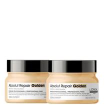 LOreal Professionnel Serie Expert Absolut Repair Gold Quinoa Protein Golden Mascara Capilar 250ml 2 Unidades