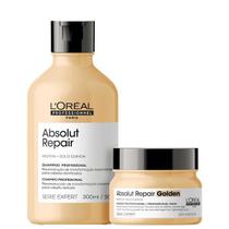 LOreal Professionnel Serie Expert Absolut Repair Gold Quinoa Protein Shampoo 300ml e Mascara Golden 250ml