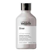LOréal Professionnel Silver Shampoo para cabelos brancos e grisalhos 300ml SERIE EXPERT LOréal Professionnel Silver Shampoo para cabelos brancos e grisalhos 300ml SERIE EXPERT