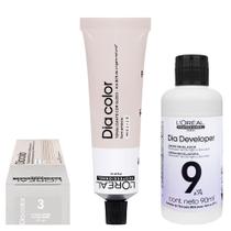 Loreal Tonalizante Dia Color 3 Castanho Escuro 60g Rev. 9 vol. 90 ml