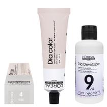 Loreal Tonalizante Dia Color 4 Castanho 60g Rev. 9 vol. Loreal Tonalizante Dia Color 4 Castanho 60g Rev. 9 vol.