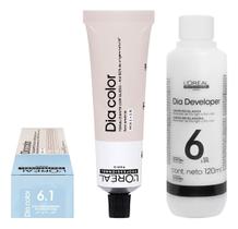 Loreal Tonalizante Dia Color 6.1 Louro Escuro Acinz + Rev 6v 6.1 Louro Escuro Acinzentado Loreal Tonalizante Dia Color 6.1 Louro Escuro Acinz + Rev 6v 6.1 Louro Escuro Acinzentado