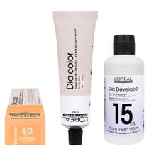 Loreal Tonalizante Dia Color 6.3 Louro Escuro Dourado 60g Rev. 15 vol. Loreal Tonalizante Dia Color 6.3 Louro Escuro Dourado 60g Rev. 15 vol.