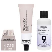 Loreal Tonalizante Dia Color 7.13 Louro Bege 60g Rev. 9 vol. 90 ml