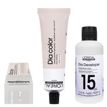 Loreal Tonalizante Dia Color 7 Louro 60g Rev. 15 vol.