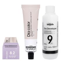 Loreal Tonalizante Dia Color 8.2 Louro Claro Irisado 60g + Rev. 9 vol. 120 ml