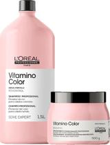 Loreal Vitamino Color Kit - Shampoo 1500Ml + Máscara 500Ml