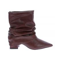 Lorena - Bota Feminina Slouchy Salto Bloco Bico Fino Caramelo Lorena - Bota Feminina Slouchy Salto Bloco Bico Fino Caramelo