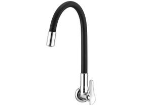 Lorenzetti Loren Flex 27 1178 Torneira de Cozinha Preto e Cromo Acabamento Cromado