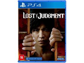 Lost Judgment Edição Padrão Playstation 4 Sega Mídia Física