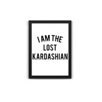 Lost kardashian - quadro divertido