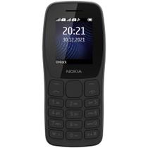 Lote 05 celular nokia 105 2g nk093 dual mp3 radio fm lanterna preto
