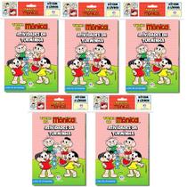Lote 40 Livrinhos Turma Mônica Com Histórias E Atividades