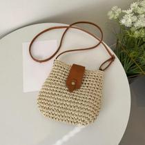 Lote bolsa feminina moderna tendência verão natural e elegante