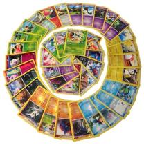 Lote com 50 Cartas Pokémon Shiny/Foil - Variadas e sem Duplicatas