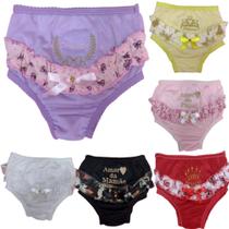 Lote com 6 Calcinhas Bunda Rica Tapa Fralda - Duda Baby Shop