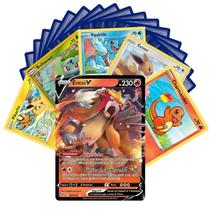 Lote de 100 cartas pokemon +10 Brilhantes +1 Ultra Rara