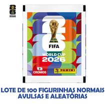 Lote de 100 figurinhas normais copa do mundo fifa 2026 (avulsas e aleatórias) Lote de 100 figurinhas normais copa do mundo fifa 2026 (avulsas e aleatórias)