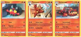 Lote de 3 cartas de Incineroar de Pokémon Silver Tempest