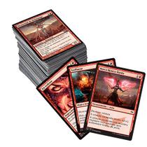 Lote de 50 cartas vermelhas de uma única cor - Magic