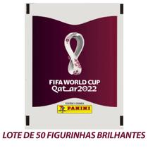 Lote De 50 Figurinhas Brilhantes Copa Do Mundo Fifa Qatar 2022 - FIGURINHAS AVULSAS
