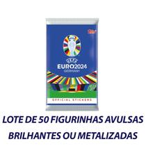 Lote De 50 Figurinhas Metalizadas Uefa Euro 2024 Germany - AVULSAS E ALEATÓRIAS