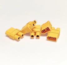 Lote de adaptador (5) Amass XT60 macho para EC3 fêmea para alimentação FPV RC