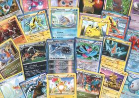 Lote de cartas Pokémon com 100 itens comuns e incomuns variados Lote de cartas Pokémon com 100 itens comuns e incomuns variados