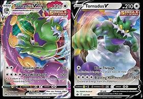 Lote de cartas Pokémon Tornadus Vmax & V - 125/163 Chilling Reign