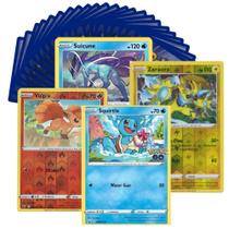 Lote Pokémon 10 cartas Brilhantes Original - Sem Repetidas