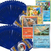 Lote Pokémon 20 cartas Brilhantes Original - Sem Repetidas