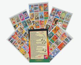 Loteria afro-americana: divertido jogo de bingo para todos Aprenda a história e a cultura afro-americanas: cartões de loteria educacionais coloridos e tokens 54 cartões ilustrados de 3 a 10 jogadores com mais de 7 anos