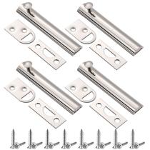 Lothee, 4 peças, parafusos de superfície de latão, portas deslizantes, 7,5 cm Lothee, 4 peças, parafusos de superfície de latão, portas deslizantes, 7,5 cm
