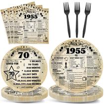Louça de festa CHUNNIN, 70º aniversário, 1955, vintage, 96 unidades Louça de festa CHUNNIN, 70º aniversário, 1955, vintage, 96 unidades