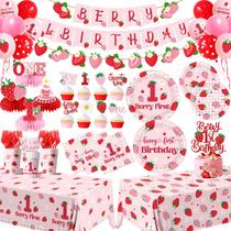Louça de festa GREHUMOR Berry, 1º aniversário para meninas x24 Louça de festa GREHUMOR Berry, 1º aniversário para meninas x24