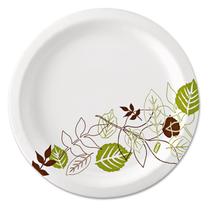 Louça de mesa Plate Dixie UX9WSPK Pathways, pacote de 8,5 polegadas e 125
