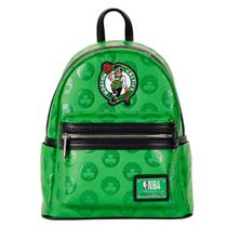 Loungefly NBA: Mini mochila com logotipo do Boston Celtics Loungefly NBA: Mini mochila com logotipo do Boston Celtics