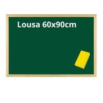 Lousa 60x90cm Moldura Em Madeira: para Brincar e Aprender!