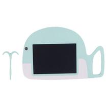 Lousa Baleinha Infantil Mágica 3d 33Cm Tablet Desenhar, Escrever e Apaga Desenhos Colorido