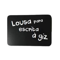 Lousa Blackboard 30x22cm Preta Sem Moldura - Corti Arte