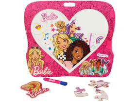 Lousa Branca Infantil Barbie Divertida