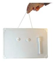 Lousa Branca Magnética - Média 30x40cm Caneta E Apagador