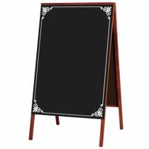 Lousa Cavalete Quadro Negro para Restaurante Padaria Bar M2