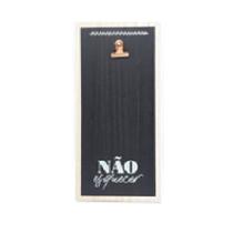 Lousa de Madeira p/ Lista com Prendedor Rose