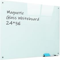 Lousa De Vidro 60x90 Cm 6 Mm Temperada + Kit Instalação