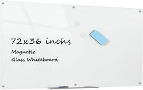 Lousa De Vidro 60x90 Cm 6mm Temperada + Kit Montagem Incluso